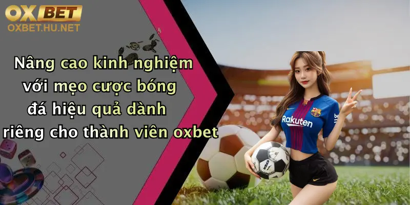 Nâng cao kinh nghiệm với mẹo cược bóng đá hiệu quả dành riêng cho thành viên oxbet
